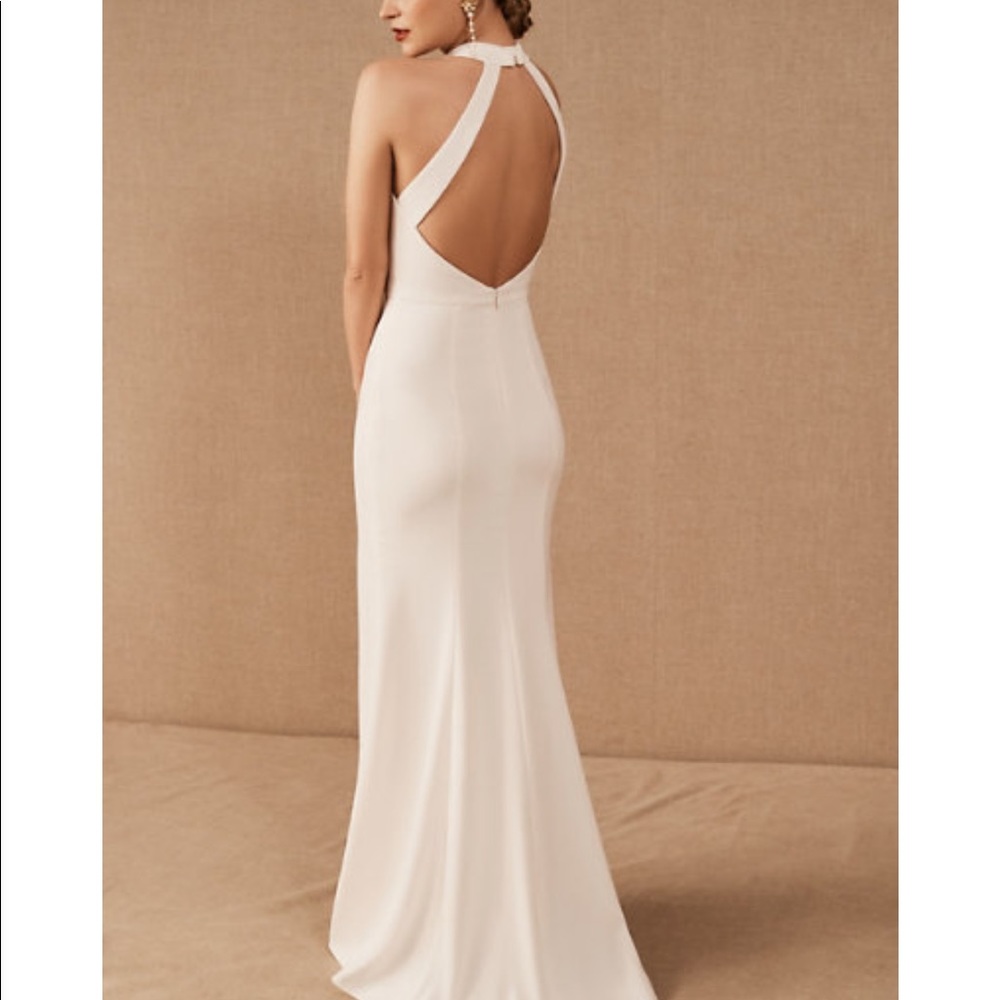 BHLDN Montreal Crepe Maxi Dress - Ivory